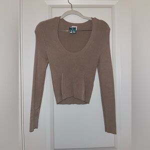 COPY - ABERCROMBIE & FITCH Tan Sweater